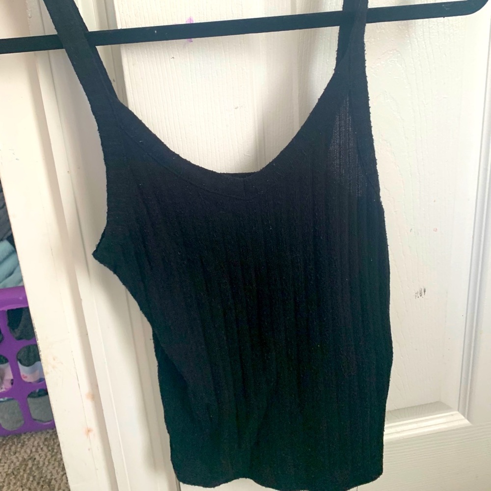 black tank top